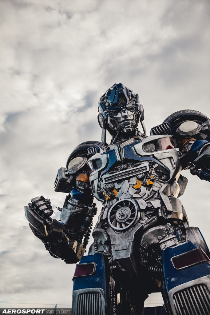 Life Size Transformers Mirage at Rennsport Reunion 7
