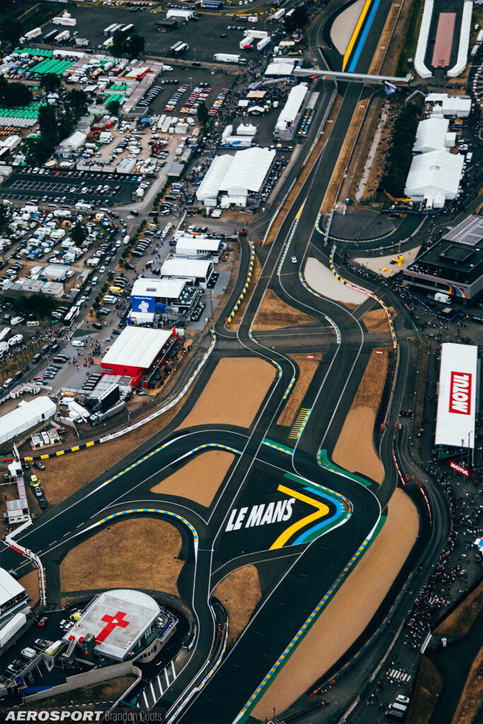 2023 24 Hours of Le Mans aerial image