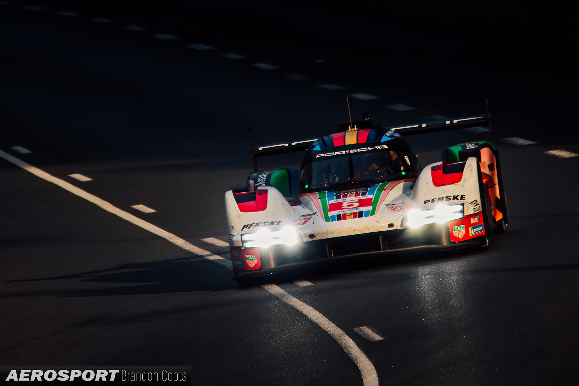 #5 Porsche Penske Motorsport Porsche 963 at the 2023 24 Hours of Le Mans