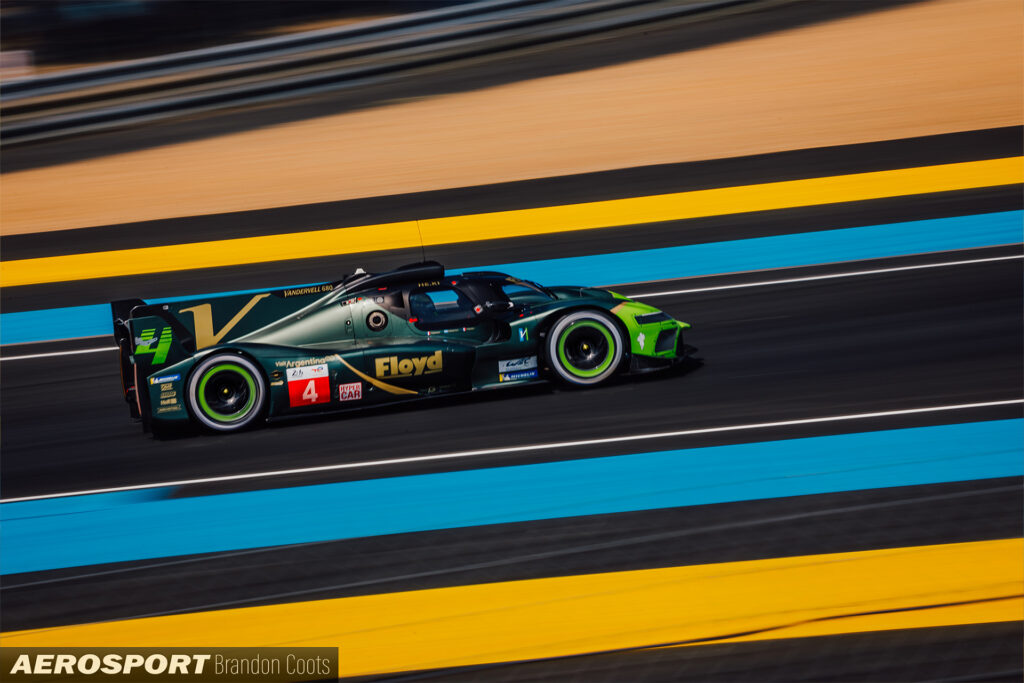 Vanwall Hypercar at 2023 24 Hours of Le Mans