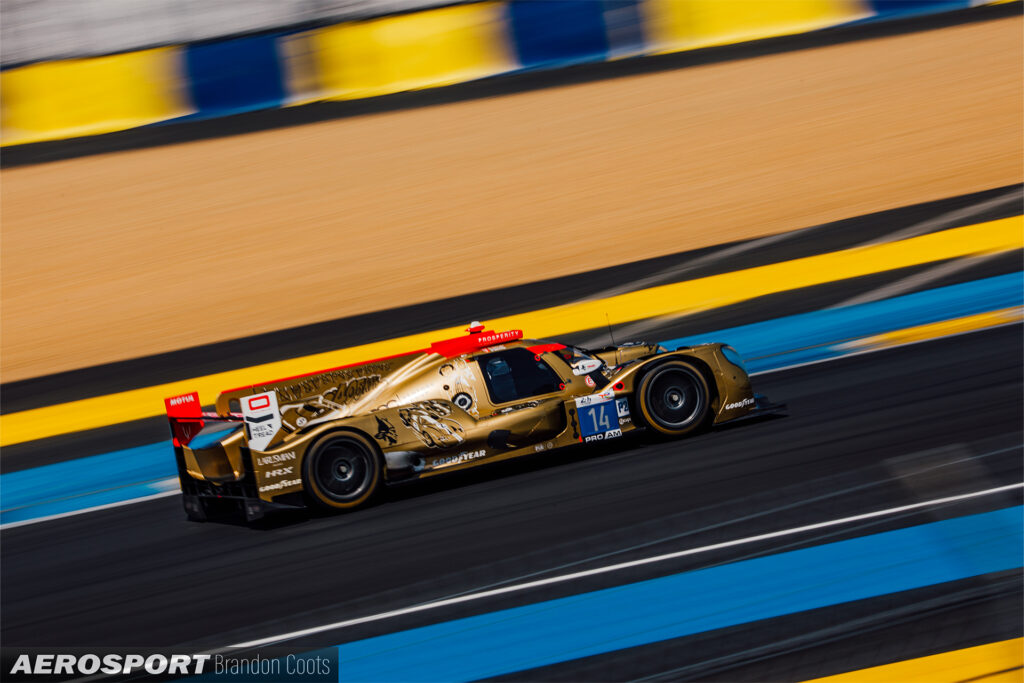 Oreca 07 LMP2 in special 100th anniversary livery for 2023 24 Hours of Le Mans