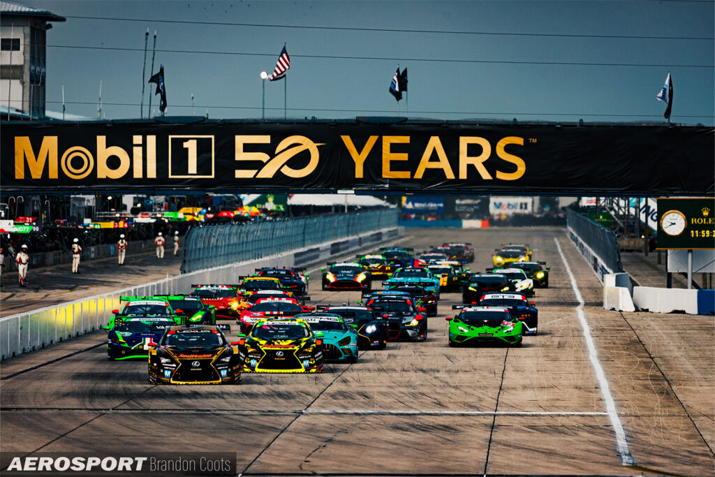 IMSA 12 Hours of Sebring 2024 start