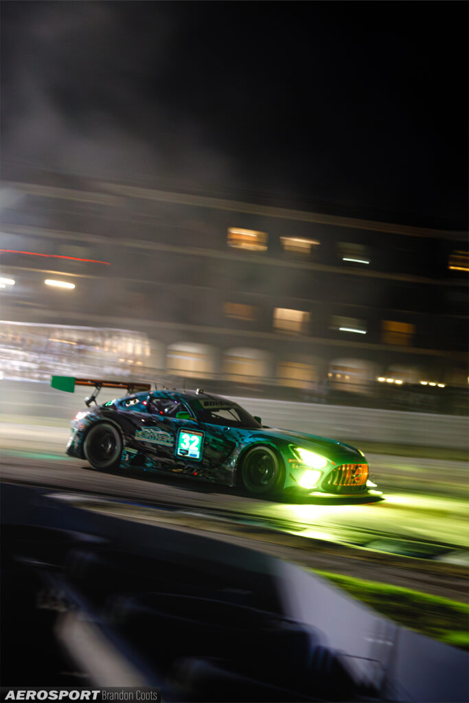 Kornthoff Preston Motorsports Mercedes AMG GT3 Evo at IMSA 12 Hours of Sebring 2024