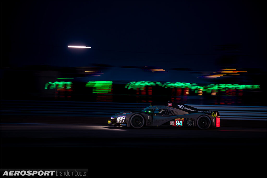 Peugeot #94 9X8 Hypercar at 1000 Miles at Sebring