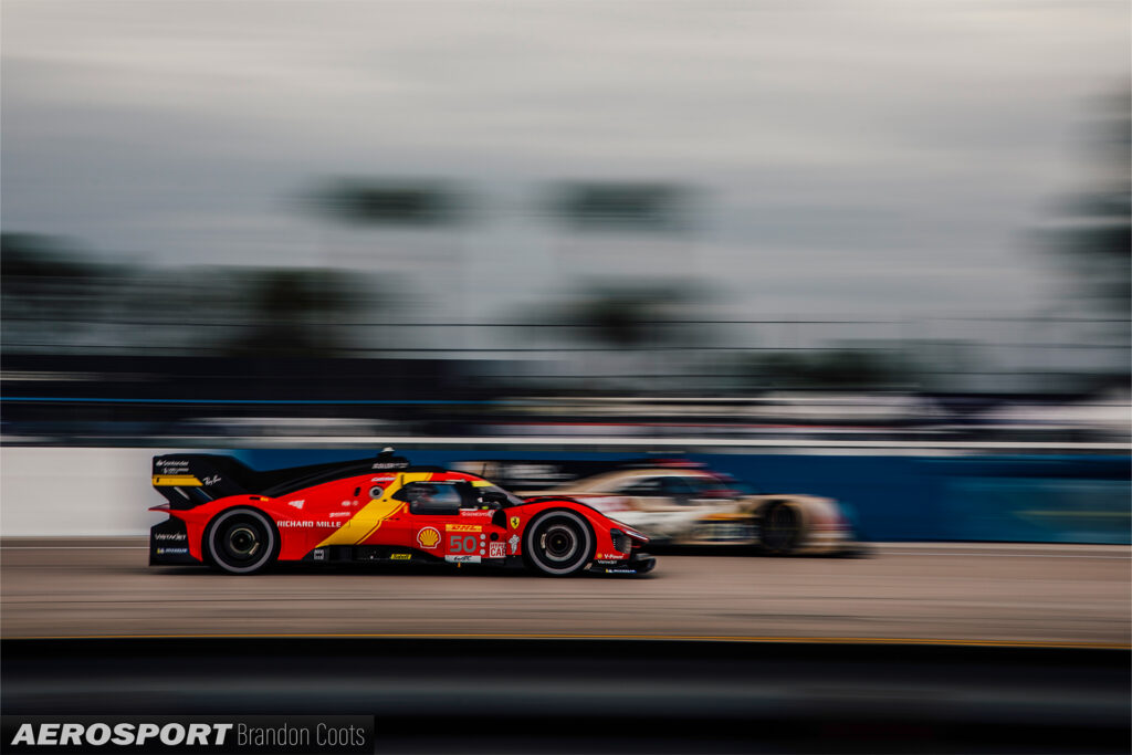 #50 Ferrari 499P at FIA WEC 1000 Miles at Sebring 2023