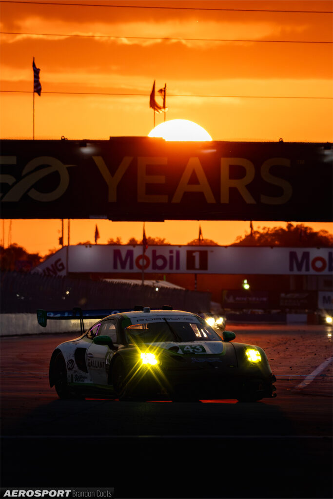 Andretti Porsche 911 992 GT3R at IMSA 12 Hours of Sebring 2024