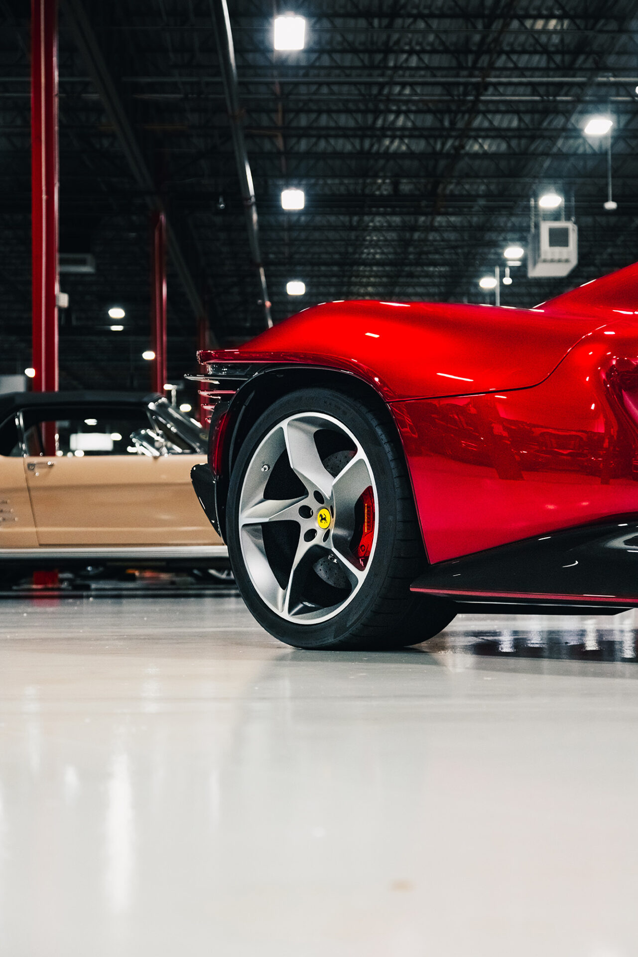 Ferrari SP3 Daytona Rear Quarter Close Up
